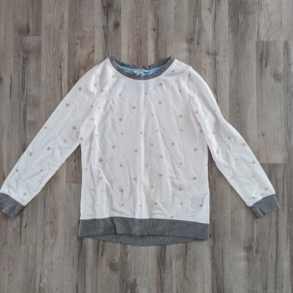 Boden Tops - 3/$20 Boden Snowflake Sweatshirt, Size 8